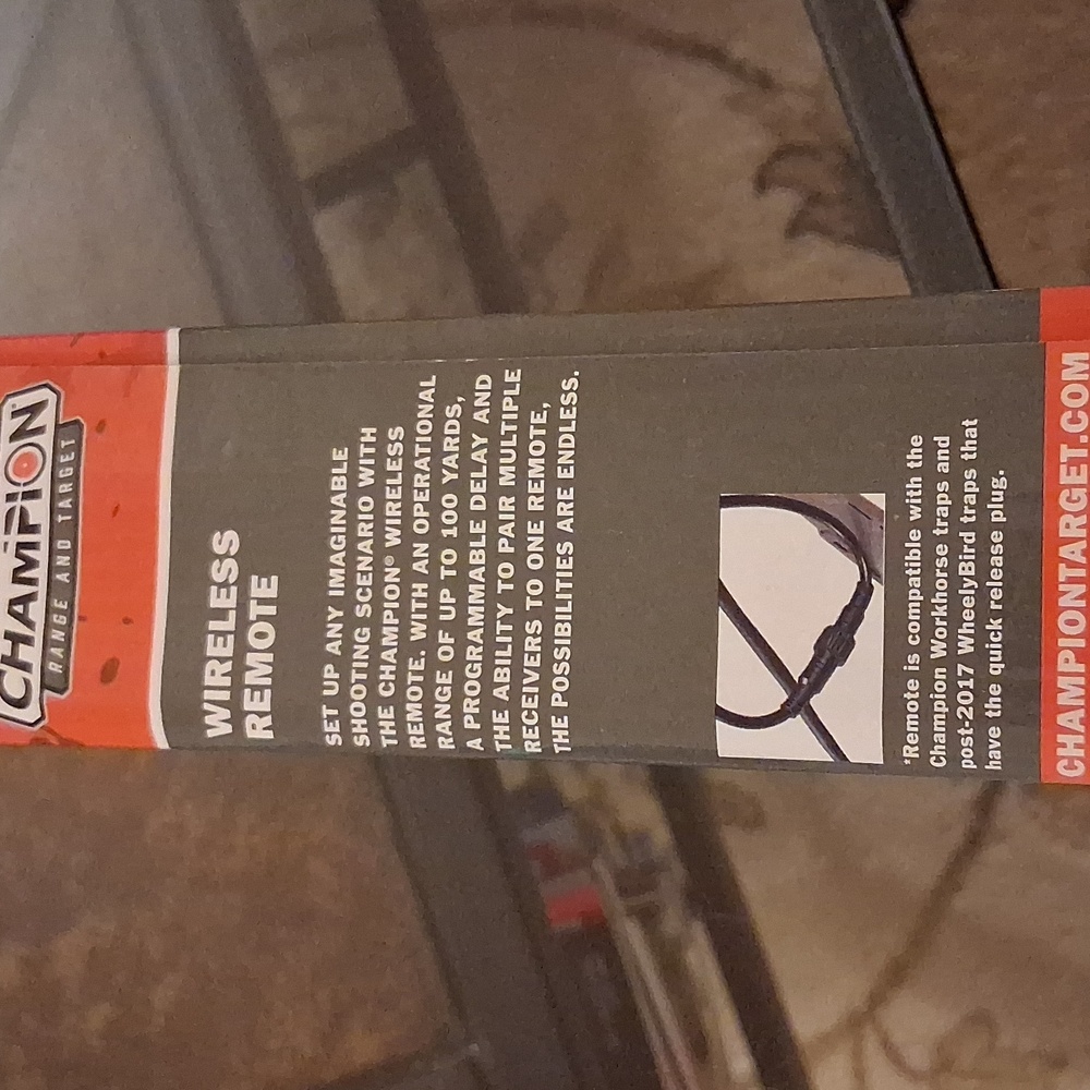 CHAMPION RANGE WIRELESS REMOTE - Picture 3 of 6